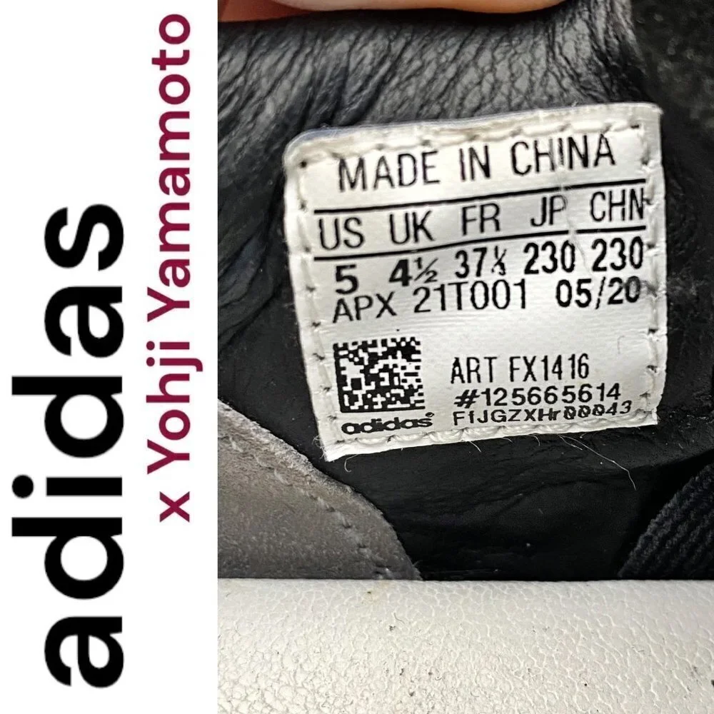 ADIDAS x YOHJI YAMAMOTO‎ Y-3 Shiku Run Chunky Sole Black, Men's Size 5